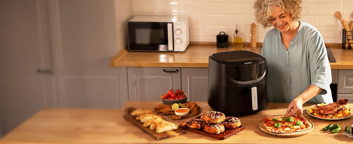Фритюрниця Cecotec Cecofry Absolute 7600 7.6л, 2000 Вт, Цифрова, PerfectCook, Чорна