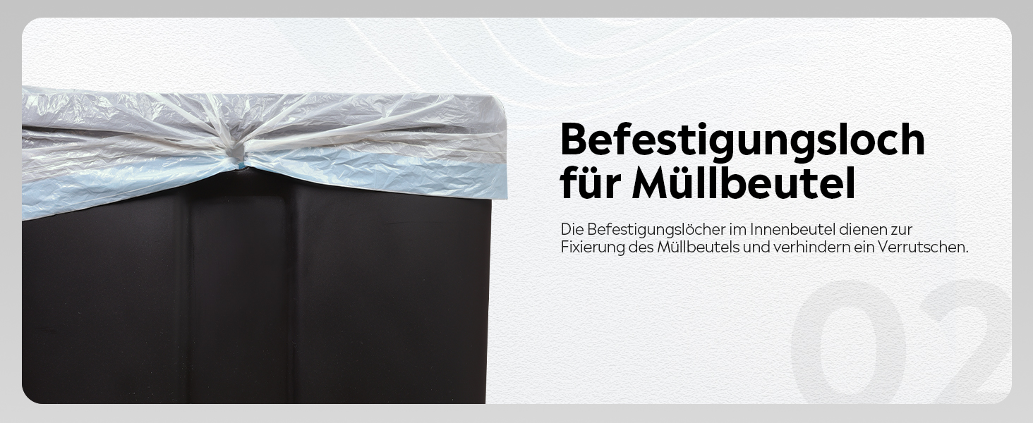 Відро для сміття WLIVE 50L з нержавіючої сталі з педальним механізмом та м'яким закриттям, для кухні, спальні, офісу, срібний