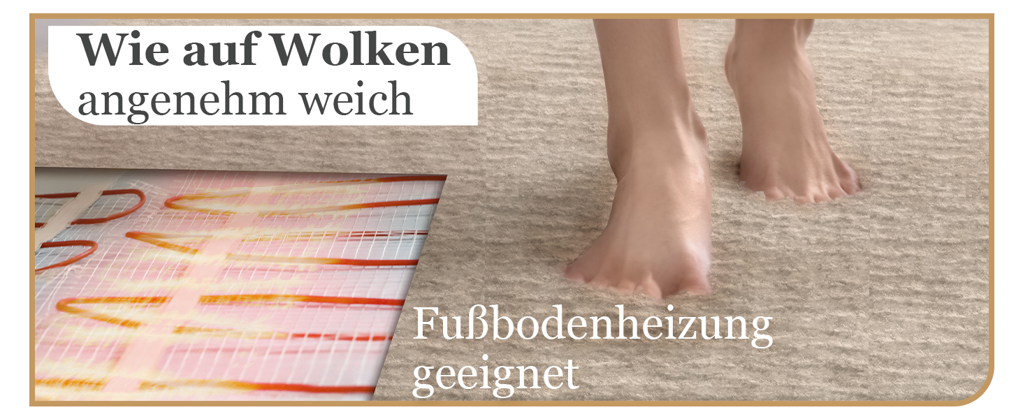 Килимок для ванної Taracarpet Fiona, 50x80 см, антиковзаючі, легко миється, бежевий (прямокутний)