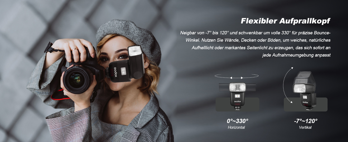 Спалах для камери Godox V480O: потужний TTL-спалах GN50 для Olympus та Panasonic