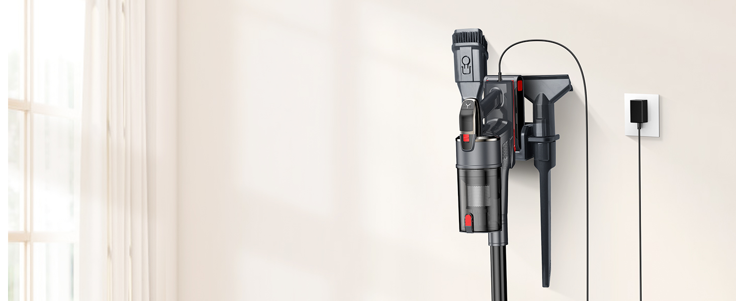 Бездротовий пилосос Linkifly A11: потужний акумуляторний пилосос, 600 Вт, 48 кПа, 60 хв роботи, технологія Anti-Tangle, для твердих підлог, килимів та плитки