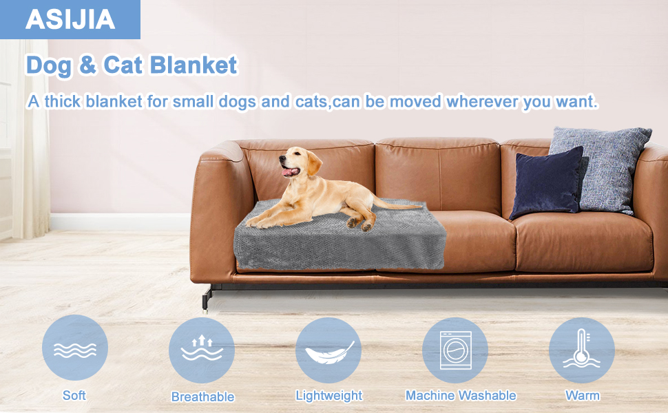 Плед для собак та котів, 70 x 100 см, 2 шт. (Сірий) - М'який, теплий, пральний