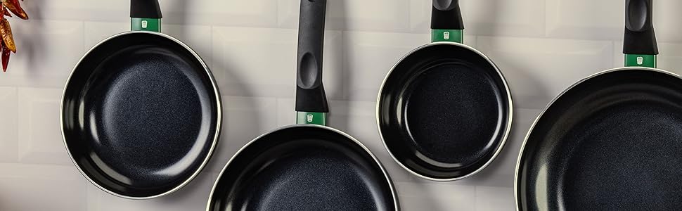 Сковорода Chefkoch Fackelmann Ø16 см з антипригарним покриттям Ceramic – алюмінієва сковорода для смаження