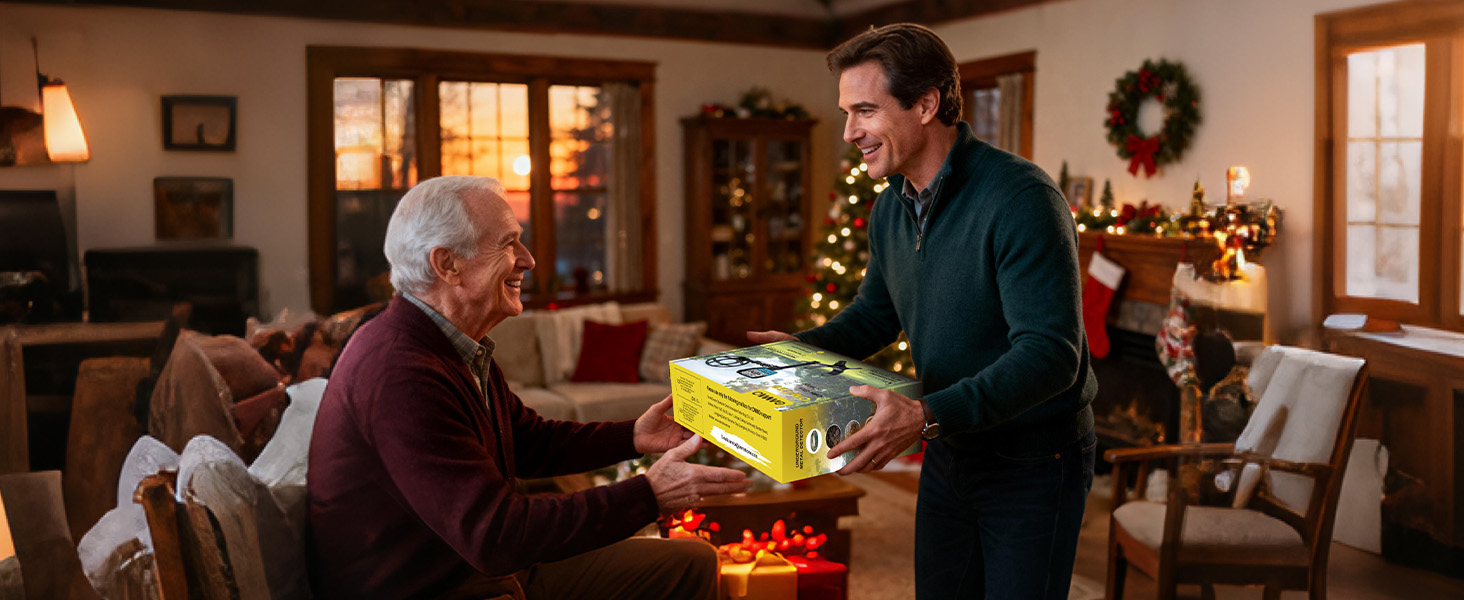 Металодетектор OMMO Pro для дорослих та дітей, USB, водонепроникний (IP68), 6 режимів, пошук золота, з лопаткою, синій