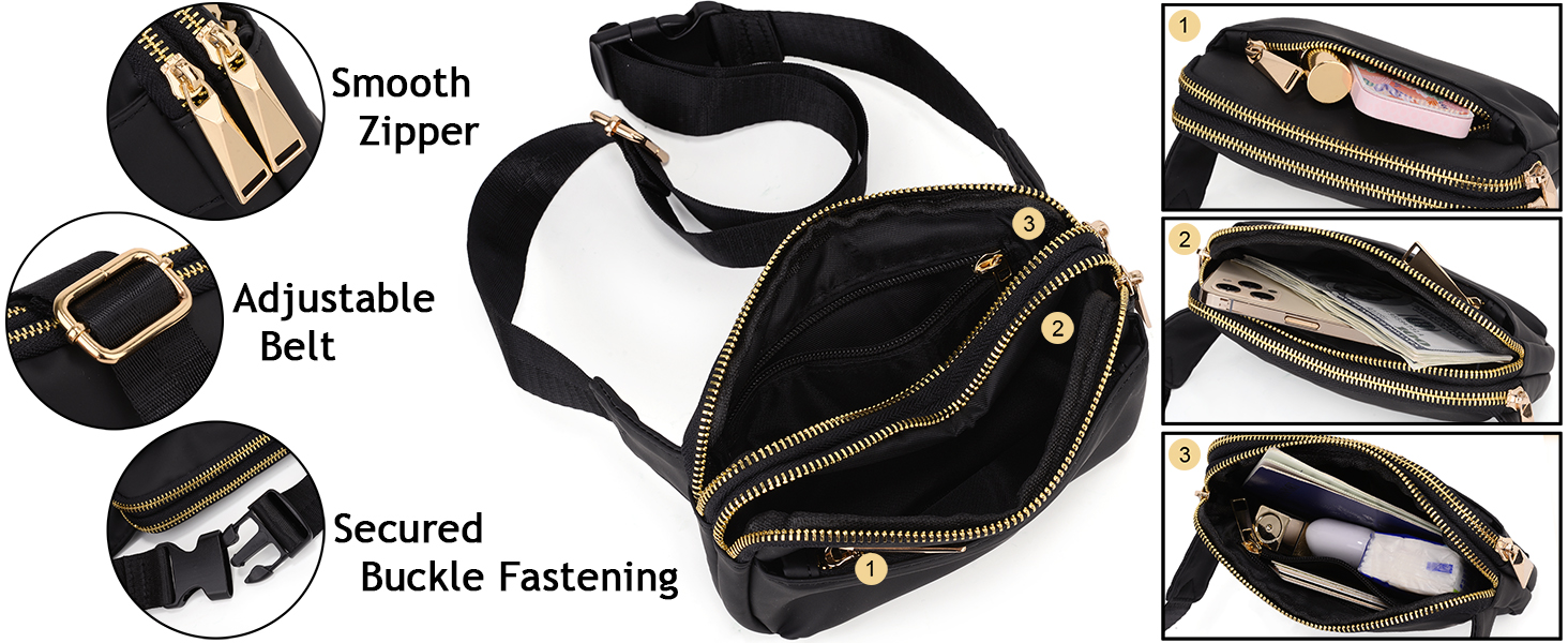 Жіночий гаманець UTO з PU шкіри, багатофункціональний на блискавці, клатч для телефону (білий та коричневий)