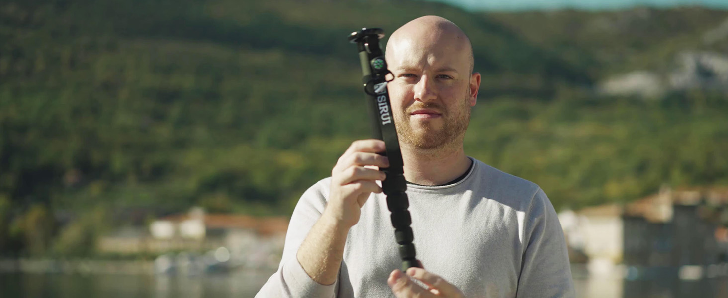 SIRUI AM-326M: карбоновий монопод - легкий та компактний, вантажопідйомність 10 кг