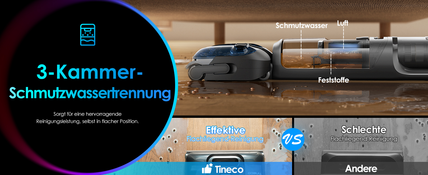 Вертикальний миючий пилосос Tineco Floor ONE S7 Stretch Ultra з функцією FlashDry та системою DualBlock