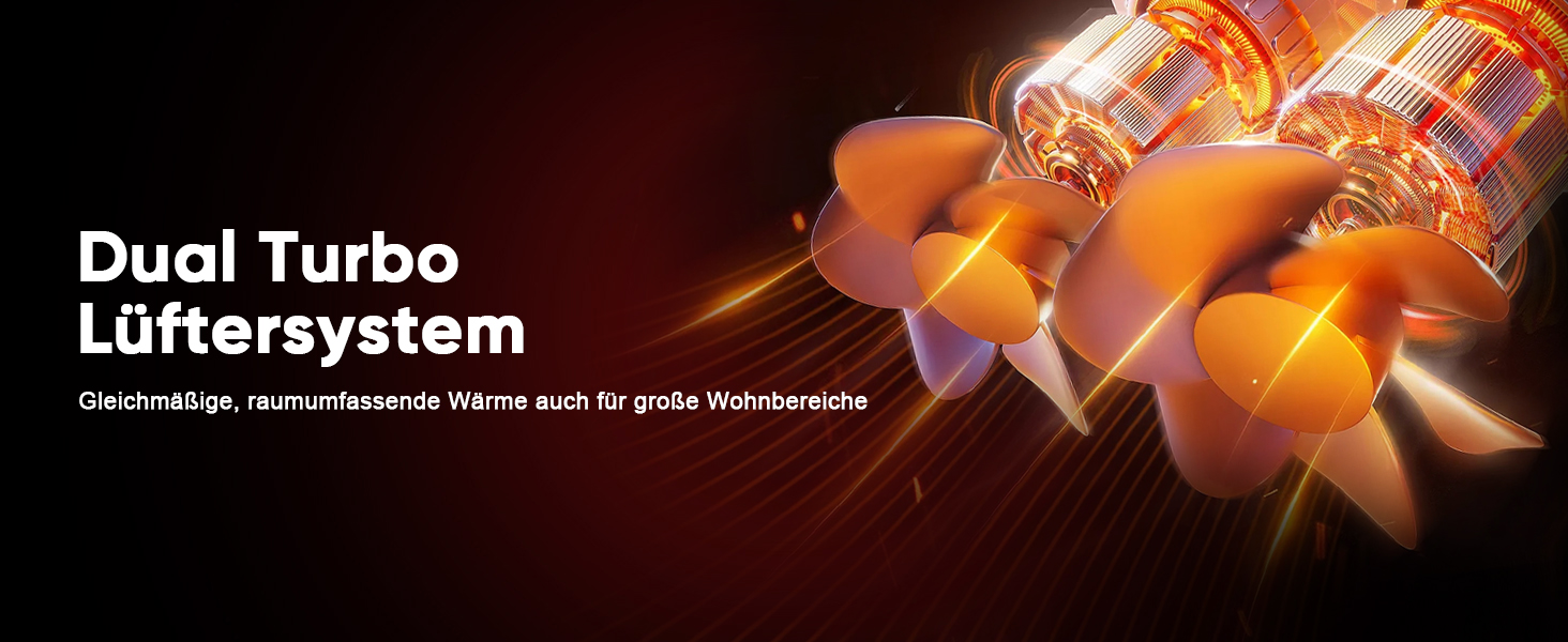 Розумний обігрівач з функцією охолодження, 1800W, WiFi, керування через додаток/Alexa/Google Assistant, для дому, офісу, спальні, чорний