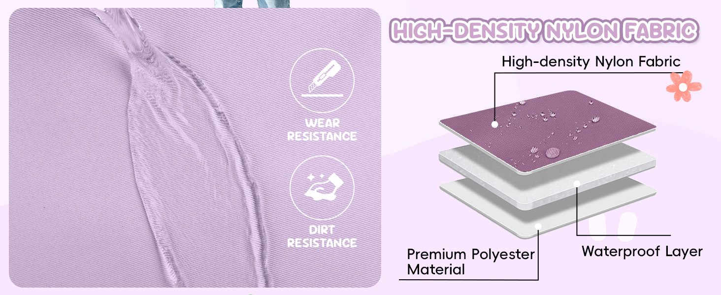 Шкільний рюкзак для дівчаток (3-7 клас), 36L, з сумкою через плече, чорний