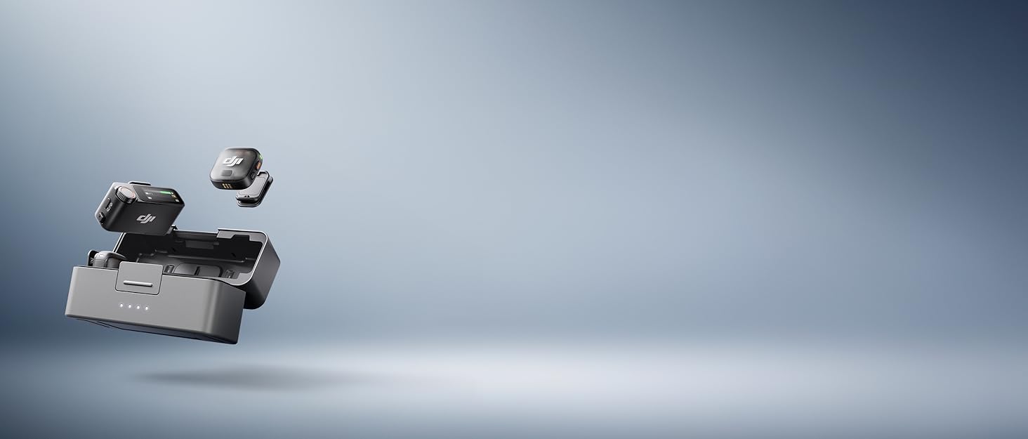 Беспроводной петличный микрофон DJI Mic 2 (Perlweiß) с Bluetooth, шумоподавлением, 48 кГц/32-bit Float, дальность 250 м для камеры, телефона, видеоблога