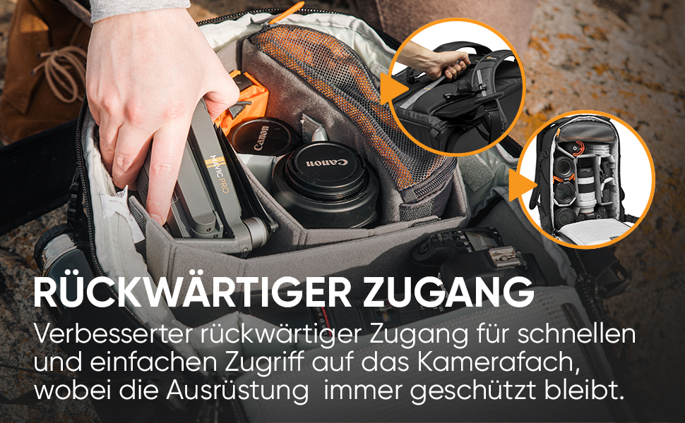 Рюкзак для камери Lowepro Flipside BP 300 AW III: для DSLR, беззеркальних камер, дронів, ноутбуків та аксесуарів