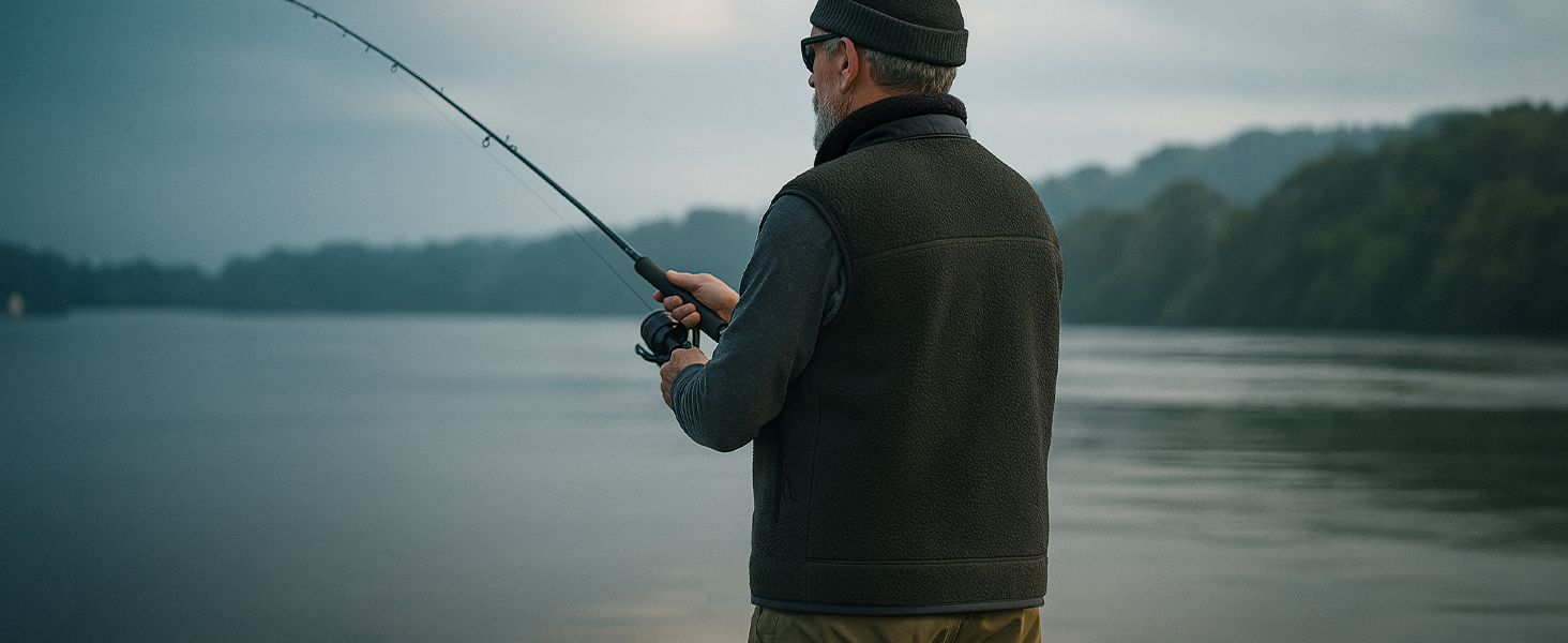 Обогрівальний жилет LABEWVI для жінок та чоловіків з акумулятором 10000mAh, USB, чорний