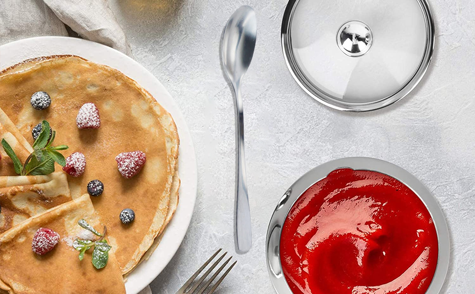 Контейнер для цукру з прозорою кришкою та ложкою, банку для спецій, солі, цукру, чаю, трав (нержавіюча сталь)