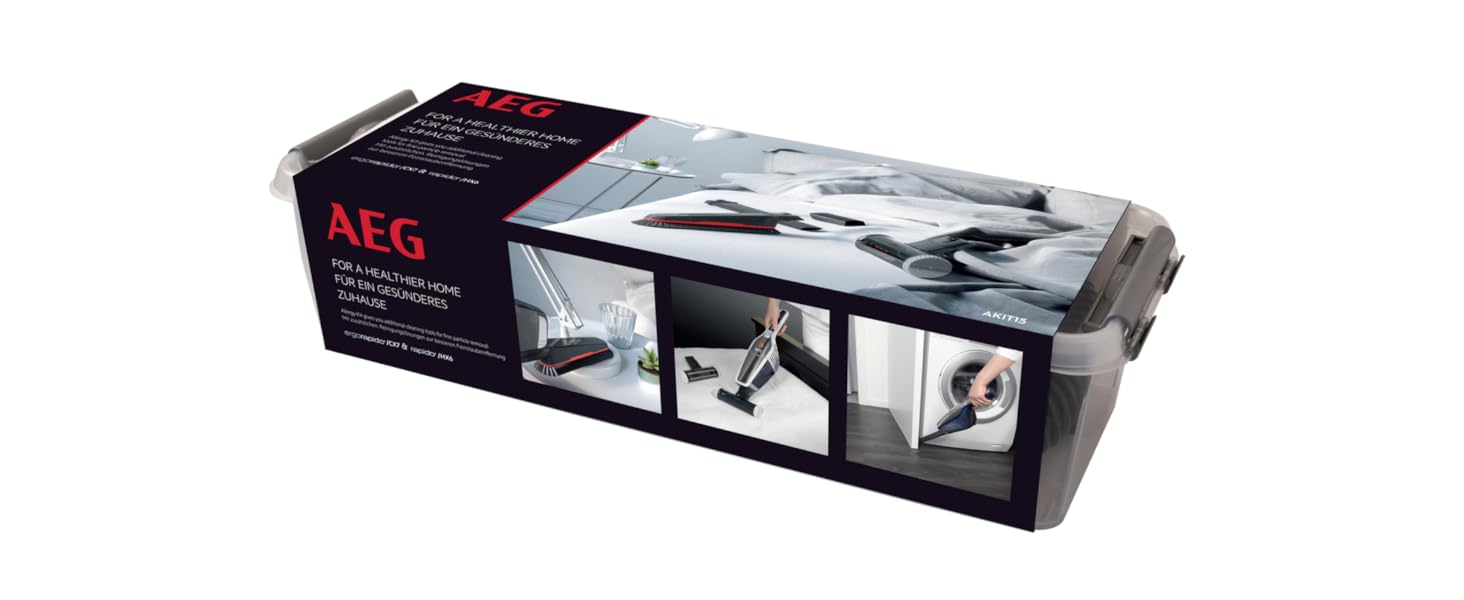 Набір для алергіків AEG AKIT15 для пилососів CX7: насадки, щітки, аксесуари для дому, авто, матраців та меблів