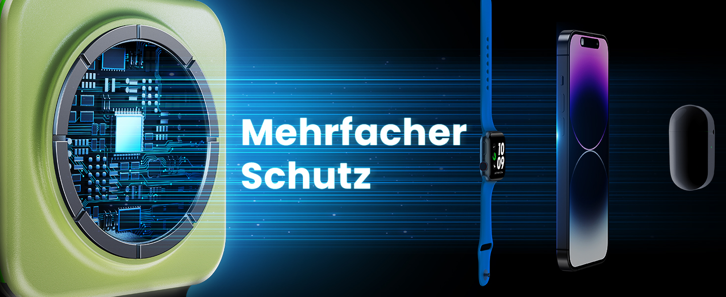 3-в-1 Бездротова зарядка для Apple Watch, iPhone та AirPods (жовта)