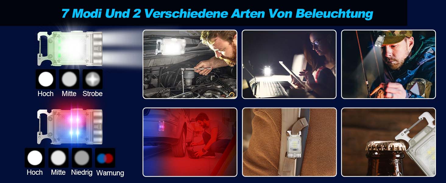 LED ліхтар на батареї, 500 000 люмен, тактичний, з регулюванням фокусу, для кемпінгу, матовий чорний