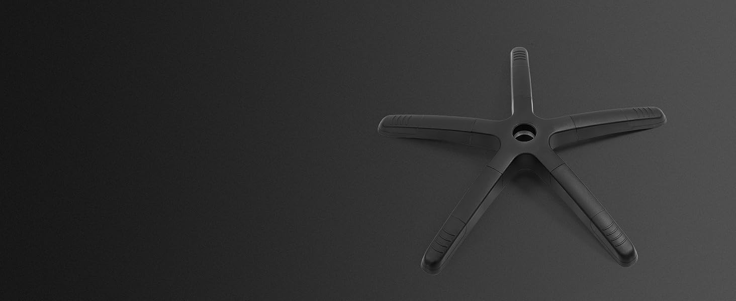 Ігровий крісло Dowinx з тканини, чорного кольору, з ергономічним дизайном та м'якими підлокітниками для комфортного тривалого сидіння