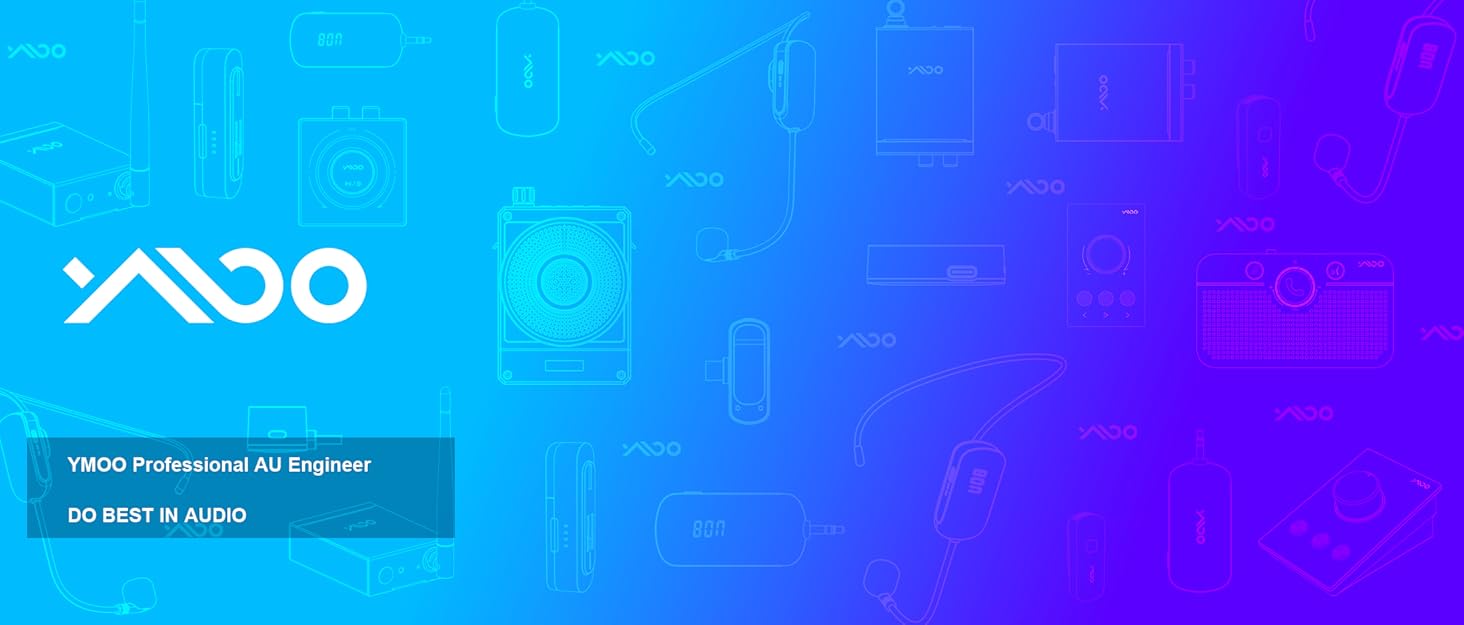 Bluetooth аудіоприймач YMOO 5.3: AUX адаптер для стереосистеми, TV, PC, MP3-плеєра, 50ft радіус дії, 3.5mm jack & RCA вхід