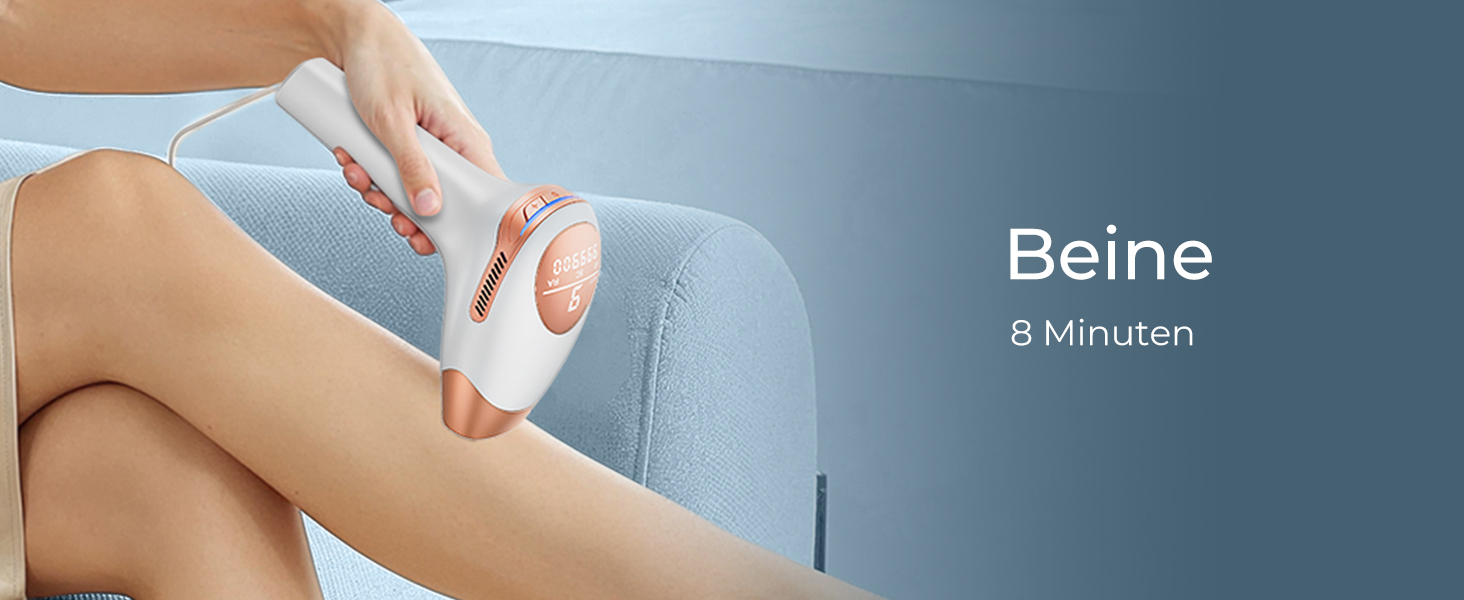 Пристрій для епіляції IPL 21J: Лазерний епілятор з 9 рівнями та червоним світлом 600 нм, 999,900 імпульсів для дому - для жінок та чоловіків, для обличчя, тіла, зони бікіні та ніг