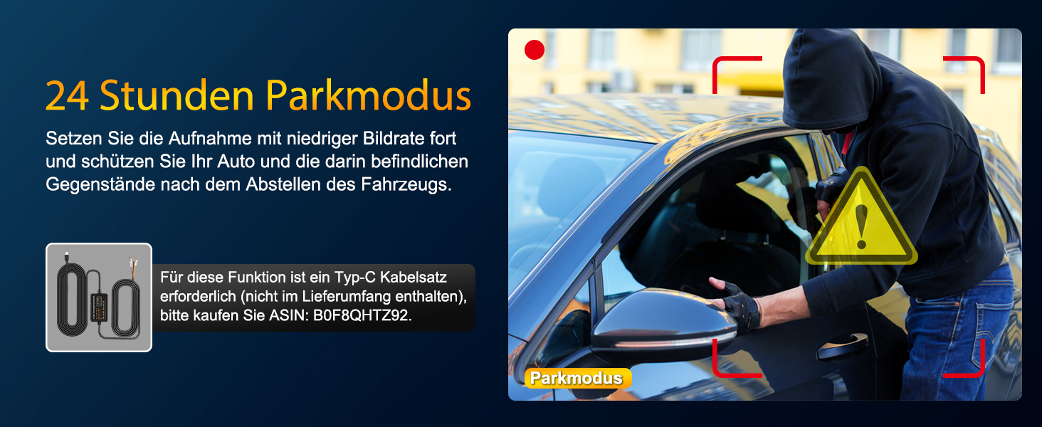 Відеореєстратор Auto Dashcam 4K WiFi з SD 64GB, 360° обертання, CPL, Super Night Vision, WDR, 170° та G-Sensor