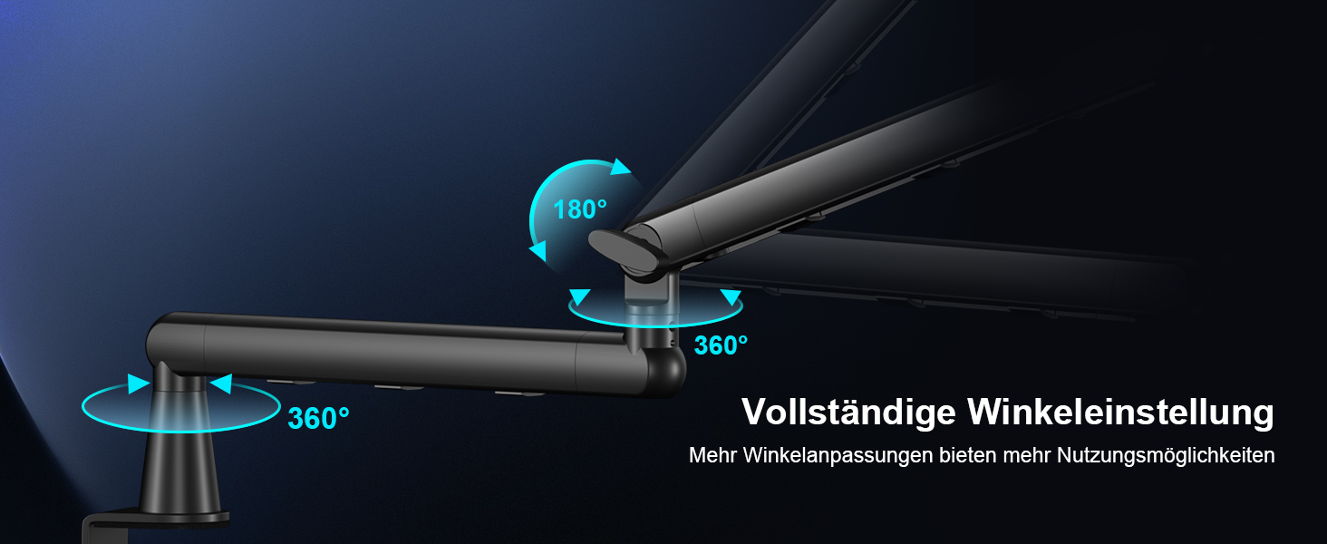 Кріплення для мікрофону Aokeo AK-55 - низькопрофільний тримач для HyperX QuadCast, Elgato Wave, Shure SM7B, Blue Yeti, Blue Snowball, студійне запису