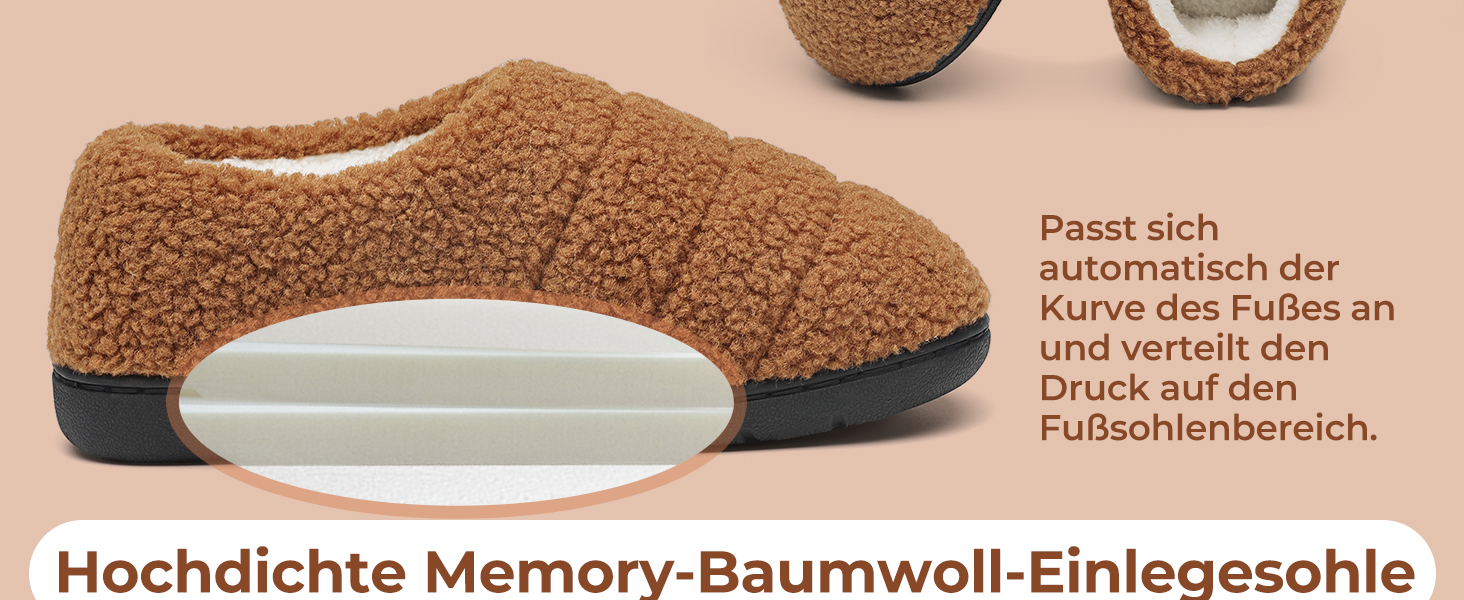 Тапочки халатні Mishansha зимові, теплий memory foam, жорстка підошва, розмір 36-47, білі