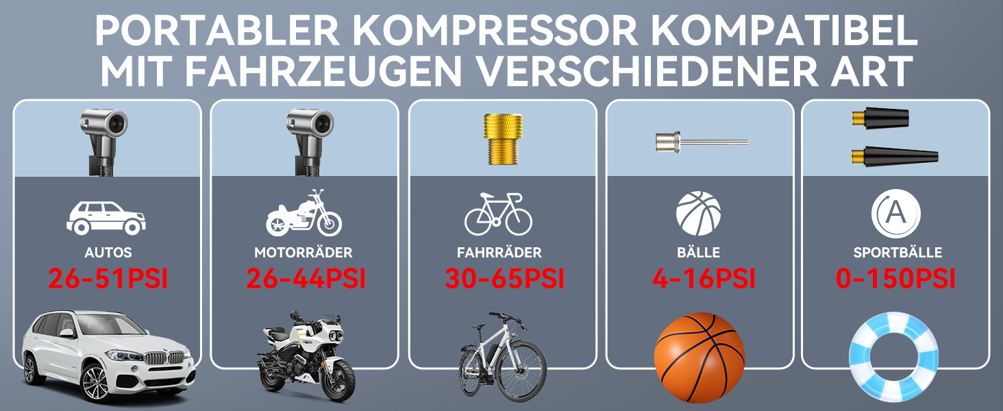 Портативний пусковий пристрій OGORI K33 з компресором 150 PSI та LED ліхтариком для автомобілів 12V (бензин 8L/дизель 10L)