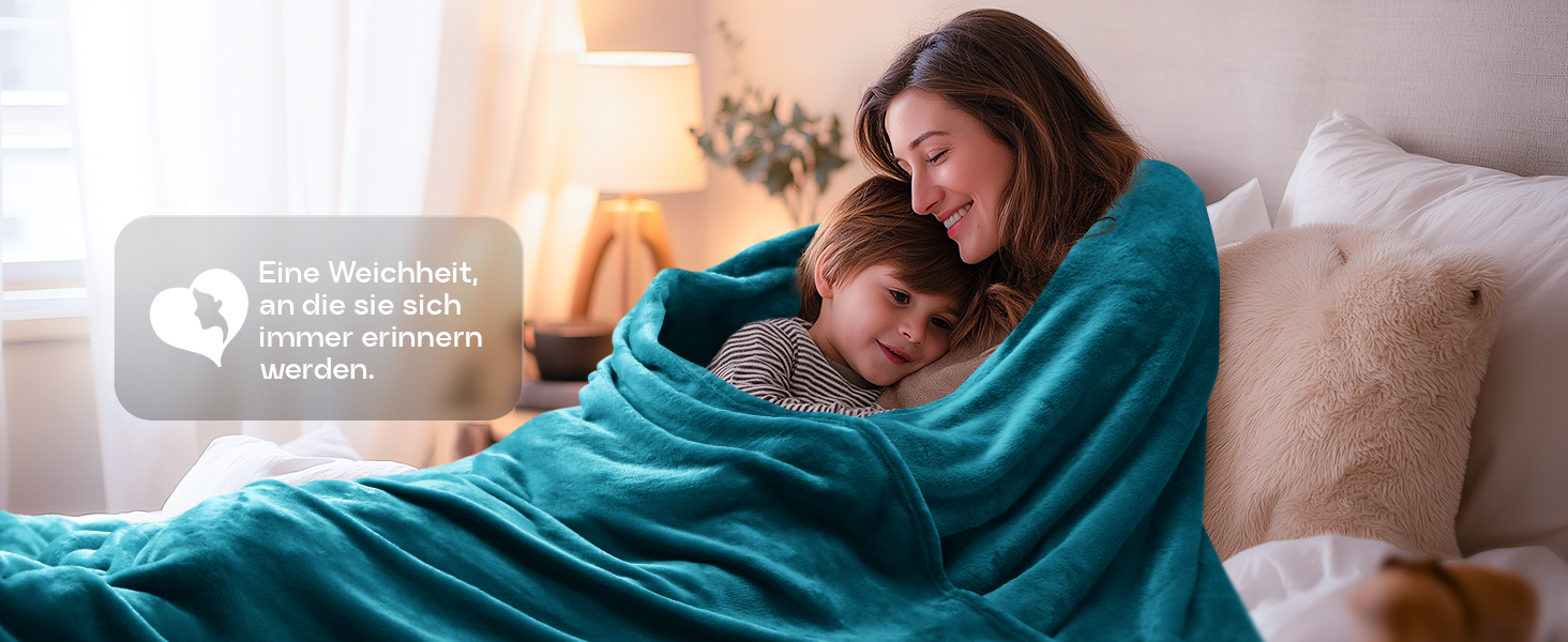 Плед Utopia Bedding: м'який флісовий плед, теплий зимовий плед для ліжка, дивана та крісла (Турквіс, 200x150 см)