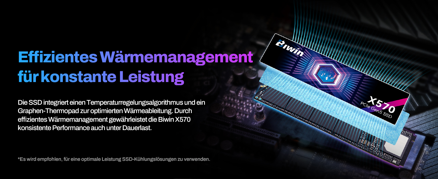 SSD BIWIN Black Opal X570 Gen5 4TB - NVMe PCIe 5.0 (M.2 2280) для ноутбука та ПК