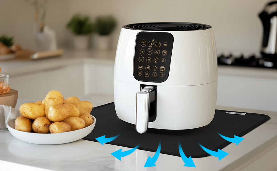 Термостійкі підкладки під фритюрницю та кавомашину 38x46 см (2 шт.)