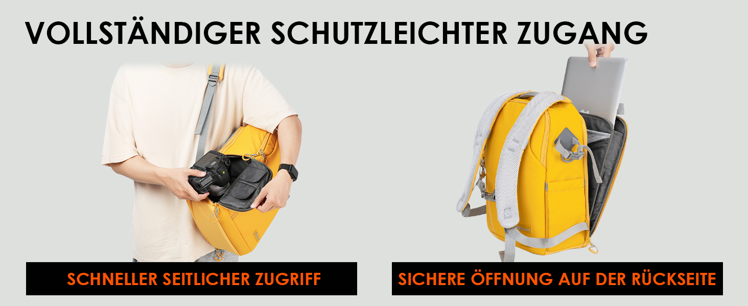 Рюкзак для фотокамери TARION: водонепроникний, з відділенням для ноутбука 14