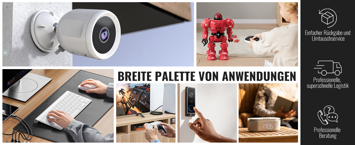 Зарядний пристрій BONAI для акумуляторів 9 слотів LCD, універсальний, інтелектуальний зарядний акумулятор з функцією розряду для AA/AAA/9V NI-MH акумуляторів