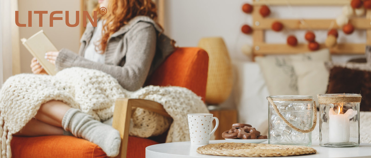 Жіночі домашні тапочки Litfun Зимові теплі плюшеві пантофлі з замшею та меморі-піною, з штучним хутром, для дому та вулиці, горіховий колір, 37.5/38 EU