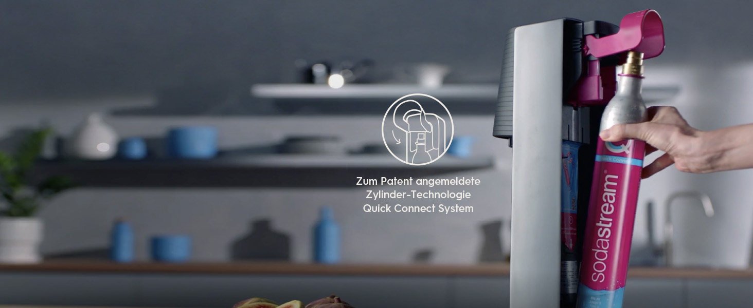 SodaStream TERRA: Газова вода вдома - Комплект з CO2, 2x1L та 1x0.5L пляшки, чорний