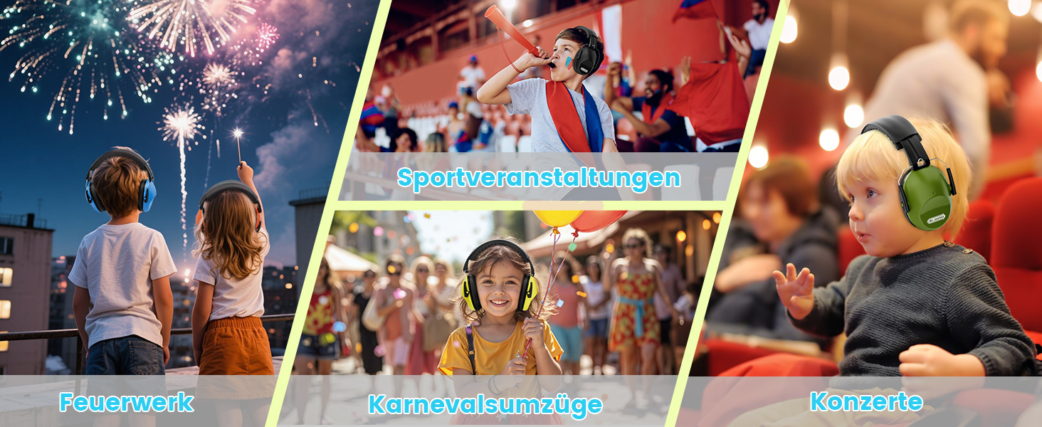 Навушники для захисту від шуму Dr.meter для дітей, блакитні. Ідеально підходять для дітей з аутизмом, для повсякденного використання, спорту та заходів.