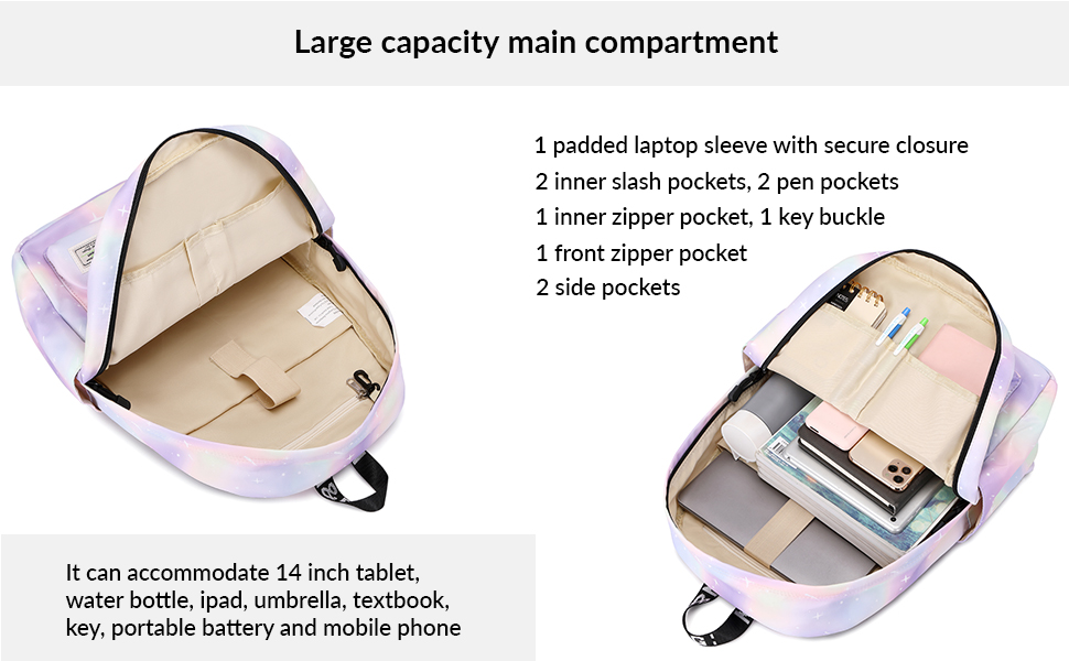 Рюкзак для дівчинки Mygreen Corduroy Retro з екошкіри, 14-дюймовий, зелено-ліловий