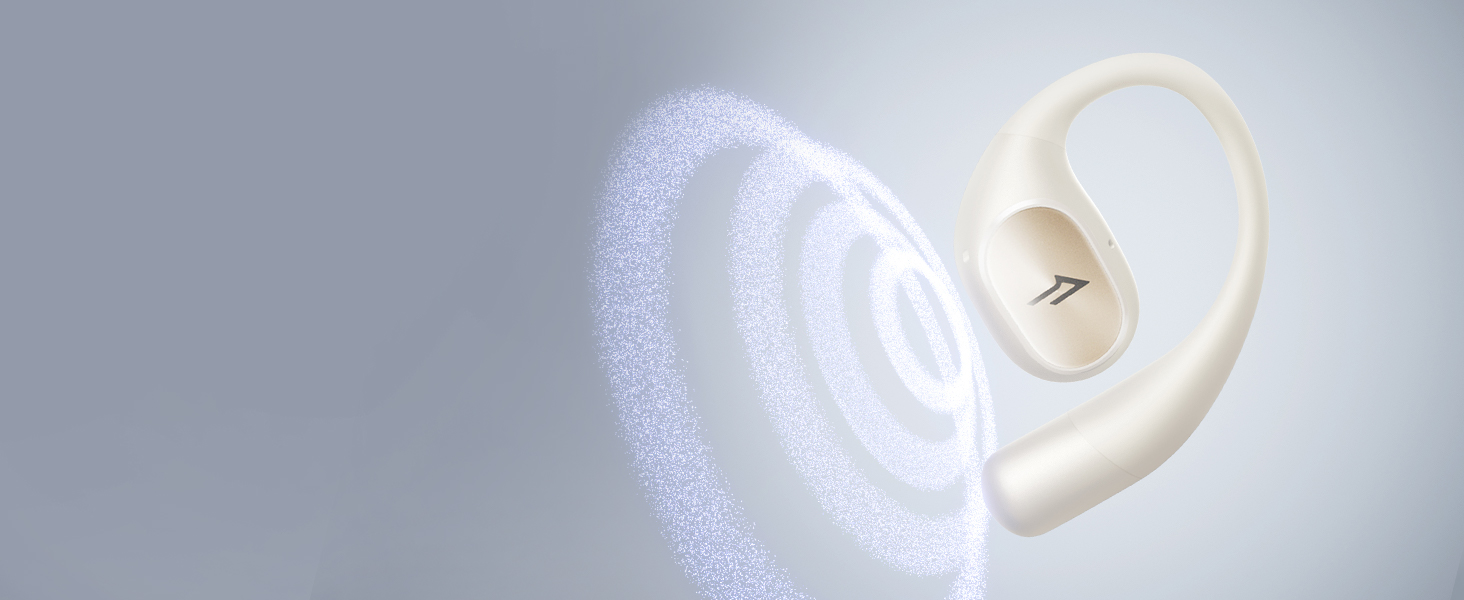 Навушники 1MORE S31 Open Ear Bluetooth 5.3, спортивні, бездротові, ENC мікрофон, 38 годин, IPX5, потужний бас, чорні