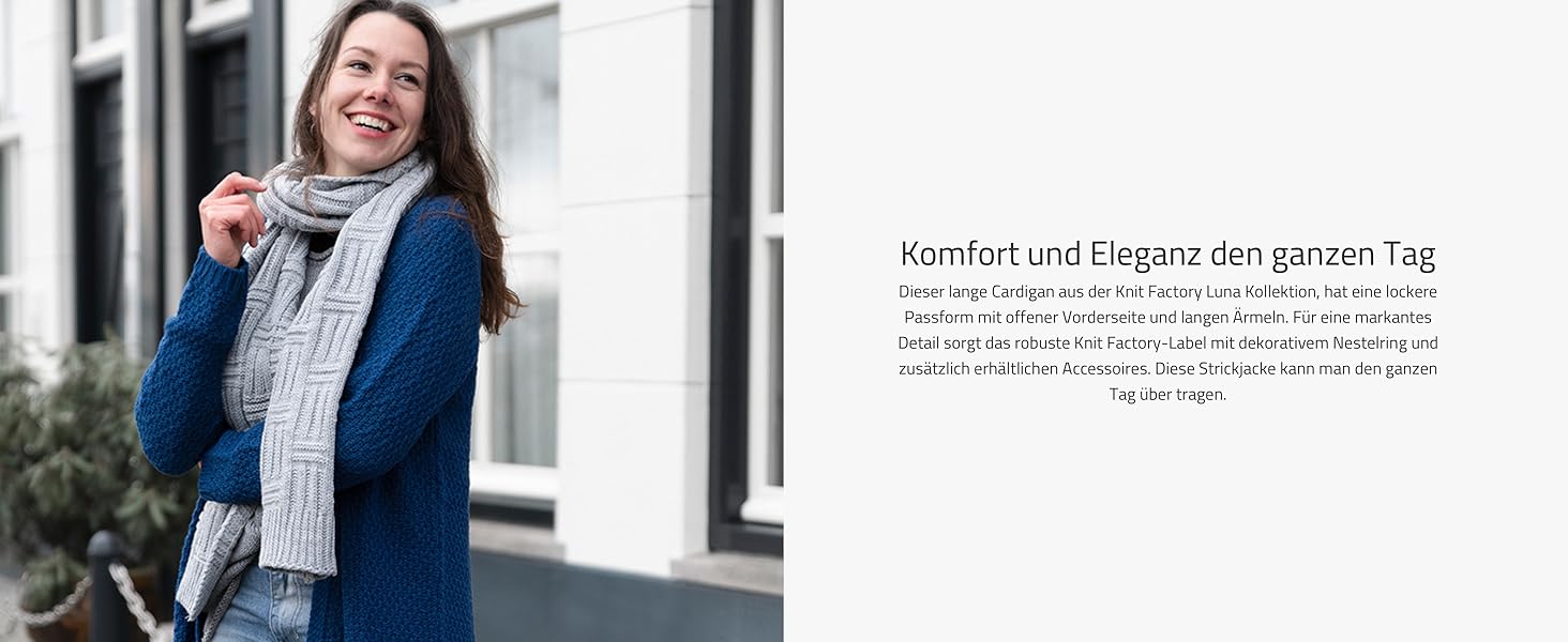 В'язана жилетка KNIT FACTORY Luna Lange - жіноча жилетка з вовни, великий в'яз, сірий колір, преміум якість