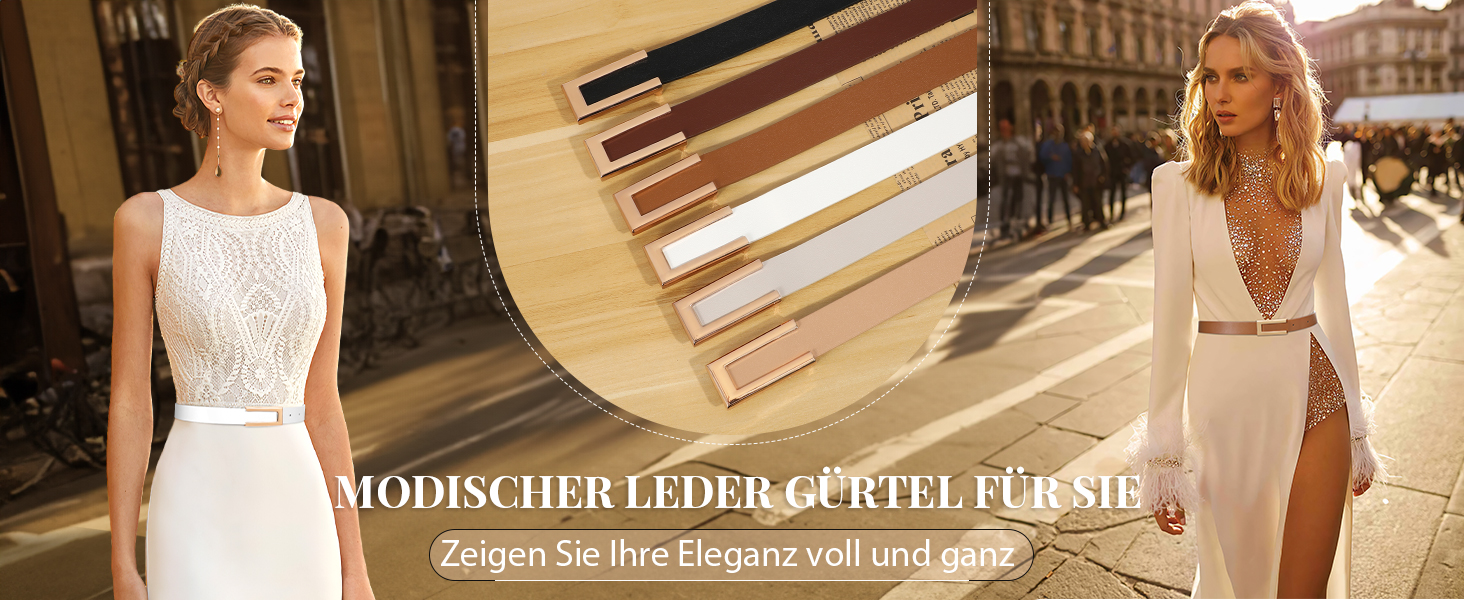 Жіночий шкіряний ремінь WHIPPY з золотистою пряжкою, чорний колір, розмір L (довжина 120 см)