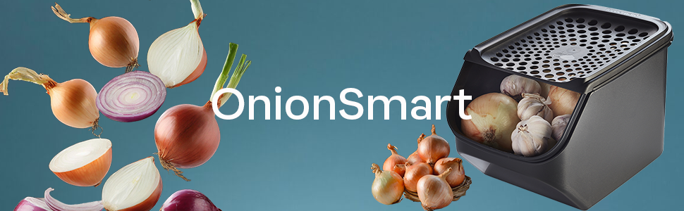 Набір контейнерів Tupperware для картоплі, цибулі та часнику PotatoSmart 8,3 л, OnionSmart 5,5 л, GarlicSmart 2,3 л — інноваційні контейнери для зберігання овочів з оптимальною вентиляцією, штабельовані, для посудомийної машини