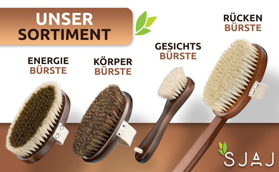 SJAJ Energy Brush - The copper brush, also known as a monastery brush, is used as a dry brush and promotes an energetic sense of well-being on the skin, cleansing.
