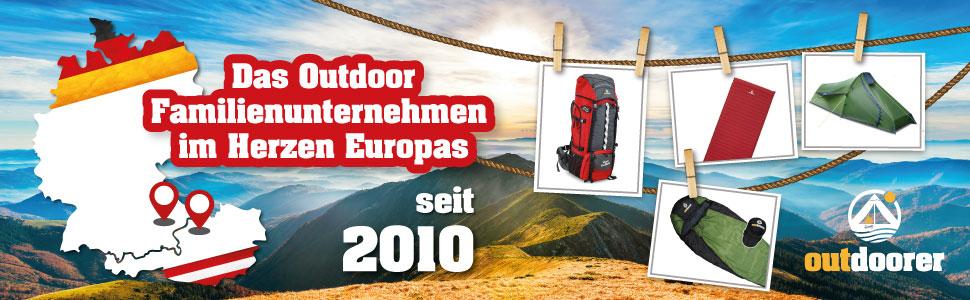 Outdoorer Trek Comfort Sleeping Bag - Lightweight Down Sleeping Bag for Adults - Compact Travel Sleeping Bag (Blue, 880g)