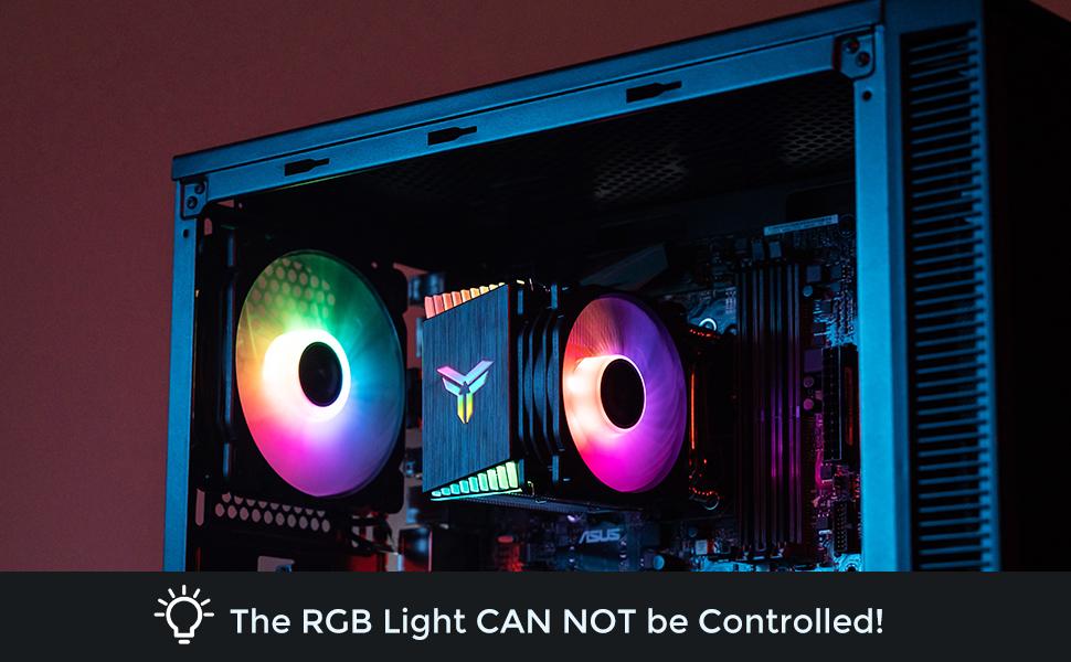 Охолоджувач CPU TZMRIT MR-CR1400 RGB: 4 теплові трубки, RGB вентилятор 126 мм, PWM 92 мм, для AMD Ryzen/Intel LGA 1700 115X