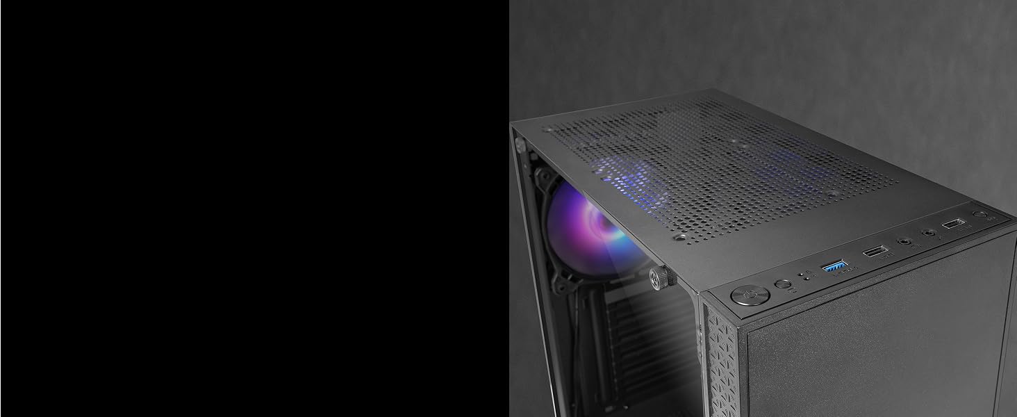 Ігровий корпус для ПК Mars Gaming MC-U3 White, ATX XL, 3 ARGB вентилятори 120мм, загартоване скло