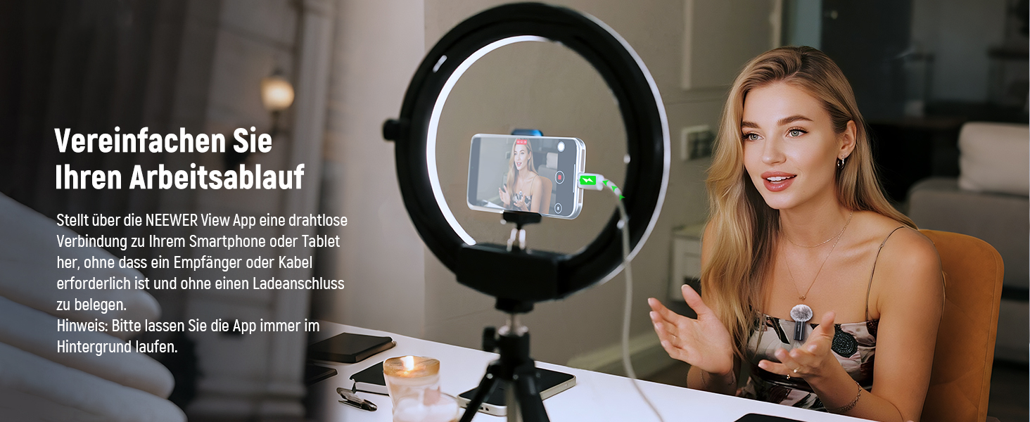 NEEWER Бездротовий петличний мікрофон KM23B: 48kHz/24Bit, 8 годин роботи, шумозаглушення, USB-C, сумісний з DJI, Insta360, iPhone, Android, PC