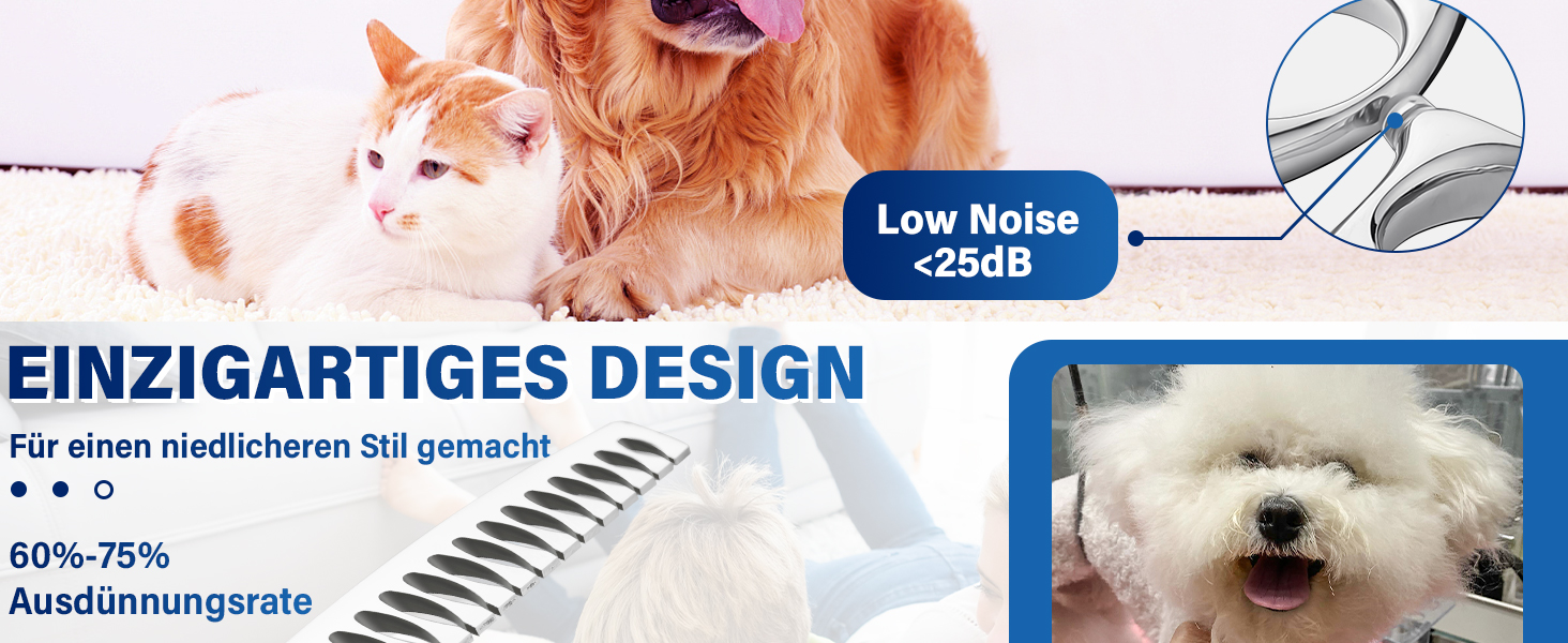 Професійна вигнута ножиці для грумінгу собак JASON 7' - ножиці для розрідження шерсті, з японської сталі 440C, 21 зуб, для грумерів