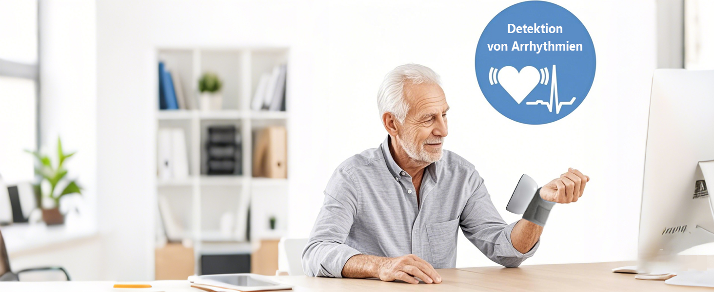 Тонометр на зап'ястік, LED-дисплей, регульована манжета, виявлення аритмії, CK-W118