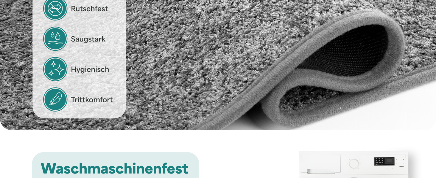 Гігієнічний килимок для ванної кімнати 90x60 см, протиковзкий та вологопоглинаючий дівір для душу, що швидко сохне, світло-сірий