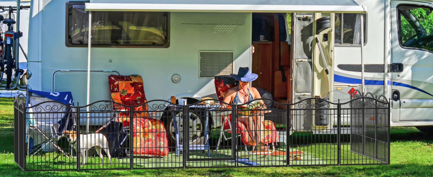 Летіжне полотно BingoPaw XXL для цуценят: міцний металевий забіг для собак, кроликів, котів, хом'яків (8 частин, 80 см)