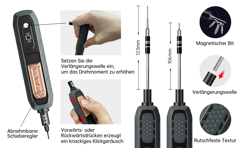 Електрична викрутка JAKEMY 180 в 1 з 3 рівнями крутного моменту, набір для дрібної механіки, моделювання, міні-акумуляторна викрутка для ноутбука, телефону, годинника, окулярів. Модель Fo167 (ручна версія Fo168)